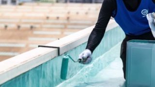 新東亜工業: 大規模修繕工事(東京本社|防水工事・外壁塗装)